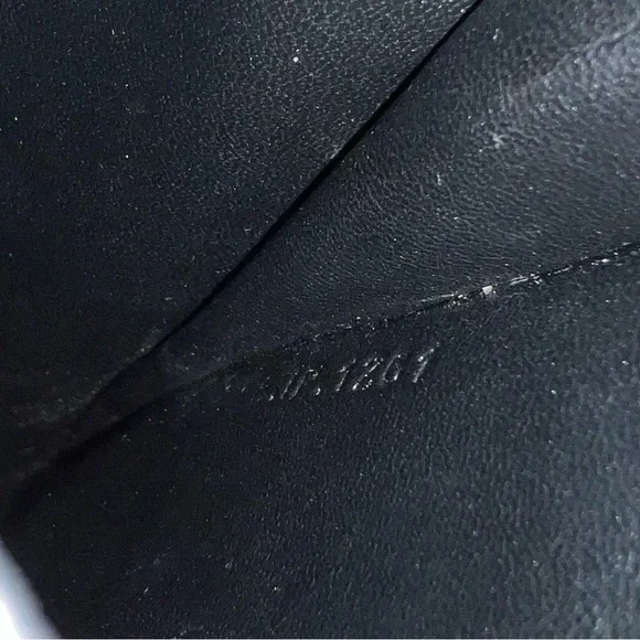 Celine × Hedi Slimane PHONE POUCH Bag WITH FLAP IN TRIOMPHE CANVAS AND LAMBSKIN - Picture 9 of 11